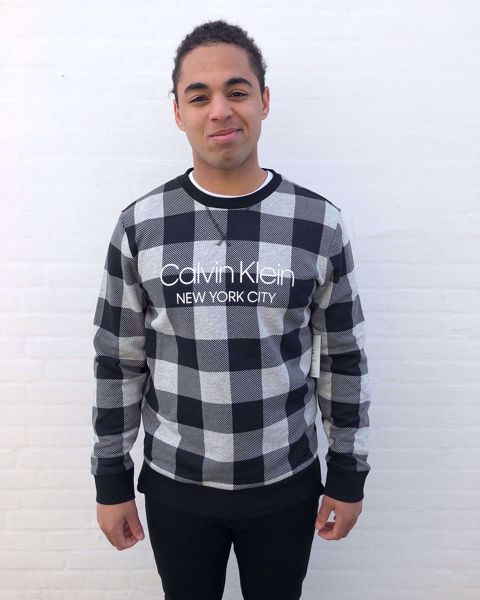 Billede af Calvin Klein Checked Sweatshirt