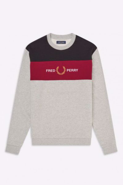 Fred Perry EMB Panel Sweatshirt